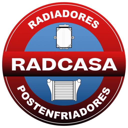 Logotipo circular de RADCASA radiadores industriales